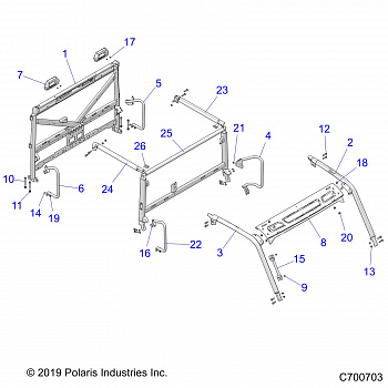 CHASSIS, CAB FRAME - R20T6U99AM/AS/BM/BS (C700703)