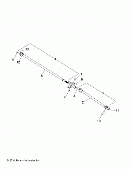 DRIVE TRAIN, FRONT PROP SHAFT - R18RNA57B1/B9/EBV (49RGRSHAFTPROP15570MC)