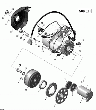 Magneto And Electric Starter Outlander MAX_04R1502