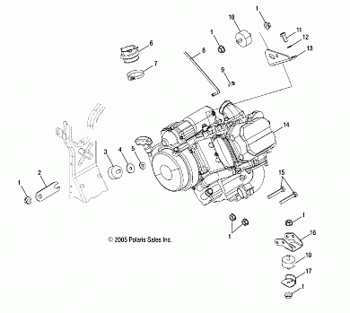 ENGINE MOUNTING - A06MH50AA/AB/AD/AF (4999200099920009A11)