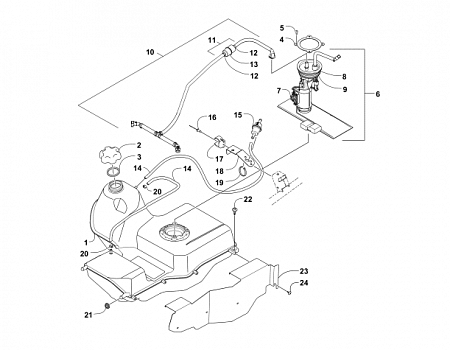 GAS TANK ASSEMBLY