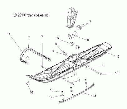 STEERING, SKI ASM. - S14CS5BSL/BEL (49SNOWSKIASM11800PRMK)