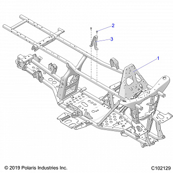 CHASSIS, FRAME - A20SWE57F1/S57C1/C2 (C102129)