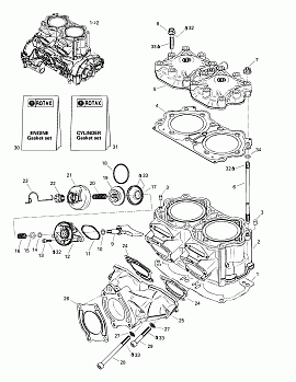 Cylinder, Exhaust Manifold