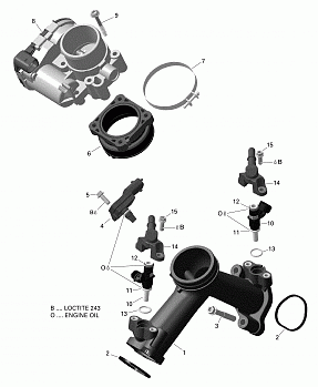 Air Intake Manifold And Throttle Body Version 2