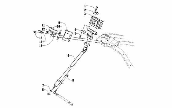 STEERING POST ASSEMBLY