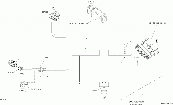 Electrical Harness Steering_13S1418