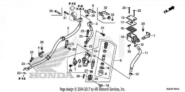 REAR BRAKE MASTER        CYLINDER (2)