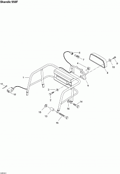 Luggage Rack SKANDIC 550F