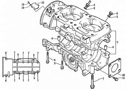 CRANKCASE ASSEMBLY