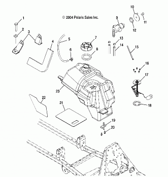 FUEL TANK - A05MH42AB/AG/AH (4994139413B02)