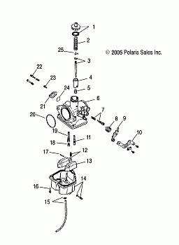 CARBURETOR - A06PB20VA/VB (4999202869920286A14)