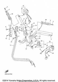 STEERING HANDLE CABLE