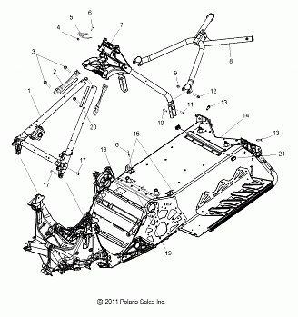 CHASSIS, CHASSIS ASM. and OVER STRUCTURE - S12BF6NSA/NSL (49SNOWCHASSISFRT212600RUSH)