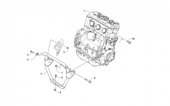 ENGINE AND RELATED PARTS