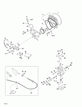 Oil Injection System, Oil Pump, Rotary Valve