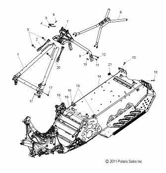 CHASSIS, CHASSIS ASM. and OVER STRUCTURE - S13BA6GSL (49SNOWCHASSISFRT213600SB)