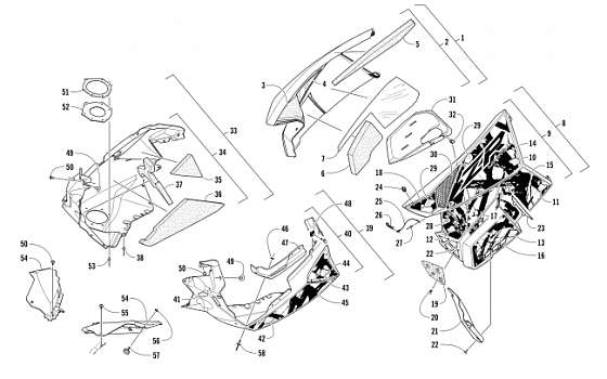 SKID PLATE AND SIDE PANEL ASSEMBLY