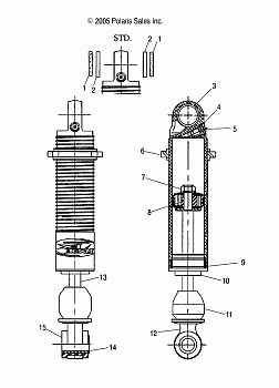 SHOCK, REAR TRACK (7042141) - S06NT6ES (4998889888B11)