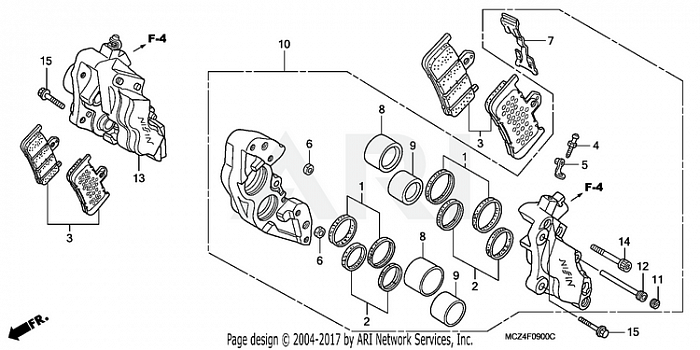 FRONT BRAKE CALIPER