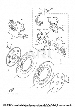 FRONT BRAKE CALIPER