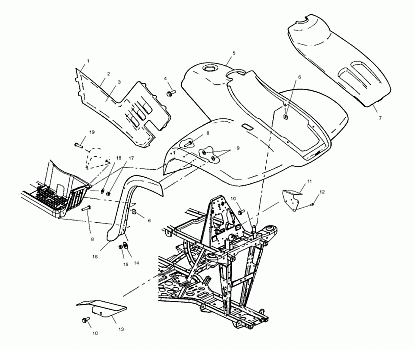 FRONT CAB - A03CH59AA/AF/AG (4977187718A05)