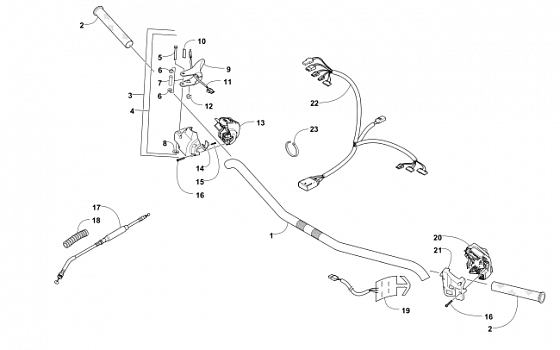 HANDLEBAR AND CONTROLS