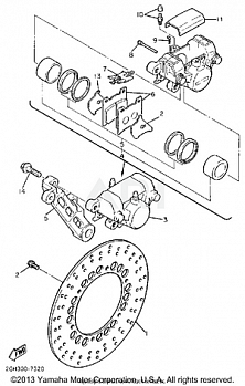 REAR BRAKE CALIPER