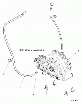 DRIVE TRAIN, FRONT GEARCASE MOUNTING - Z17VBE87N2 (700265)