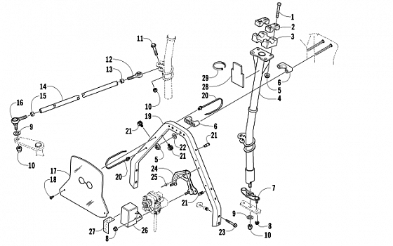 STEERING POST ASSEMBLY