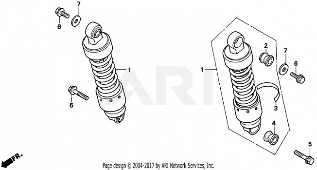 REAR SHOCK ABSORBER