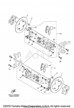 FRONT BRAKE CALIPER