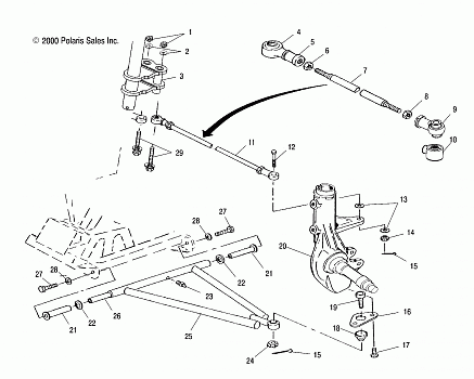 A-ARM/STRUT MOUNTING - A01BA50AA (4963716371B004)