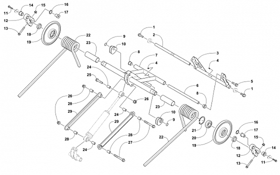 REAR SUSPENSION REAR ARM ASSEMBLY