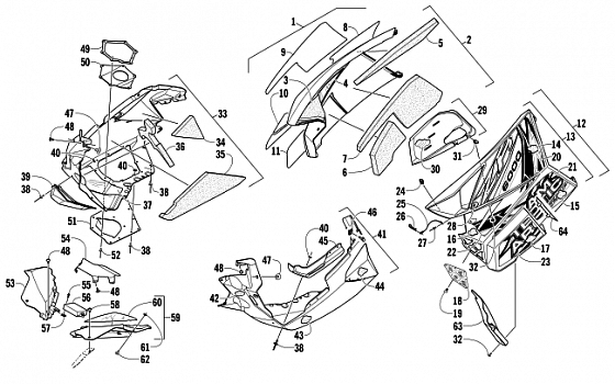 SKID PLATE AND SIDE PANEL ASSEMBLY