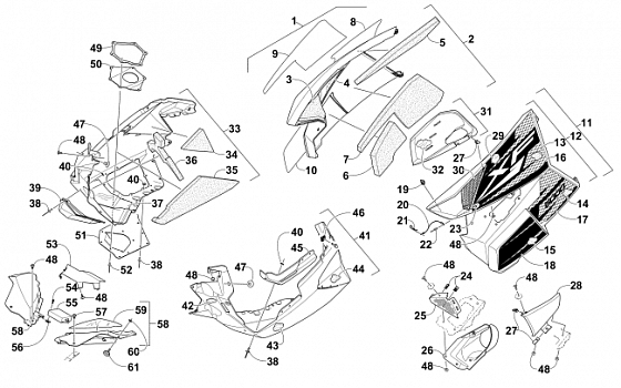 SKID PLATE AND SIDE PANEL ASSEMBLY