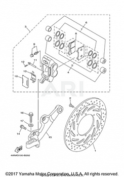 REAR BRAKE CALIPER