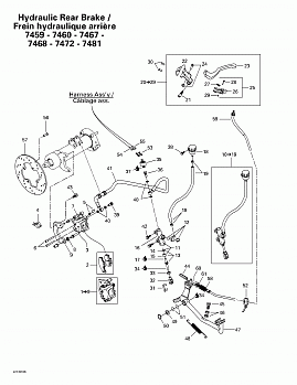 Hydraulic Rear Brake (7459 - 7460 - 7467 - 7468 - 7472 - 7481)