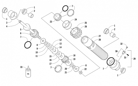 FRONT SUSPENSION SHOCK ABSORBER