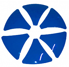 Вставки  для дисков System-6 , синие  № S6INS-Blu