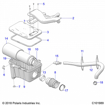 ENGINE, AIR INTAKE SYSTEM -   A20SET57C1/C2/F1 (C101989)