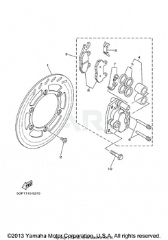 FRONT BRAKE CALIPER