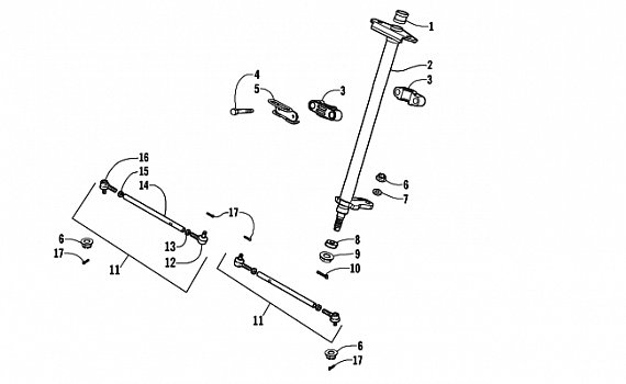 STEERING POST ASSEMBLY