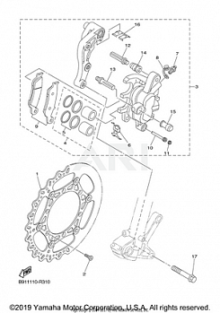 FRONT BRAKE CALIPER