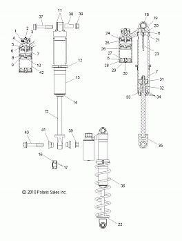 SUSPENSION, SHOCK, IFS - S14CN8/CY8 ALL OPTIONS (49SNOWSHOCKIFS7043650)