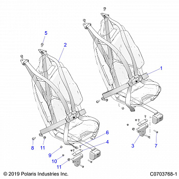 BODY, SEAT BELT MOUNTING - Z20RAB92LR/D92LC (C0703768-1)