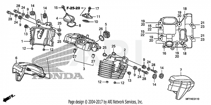 REAR CYLINDER HEAD COVER