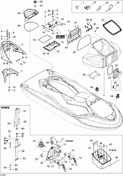 Body, Front View WAKE