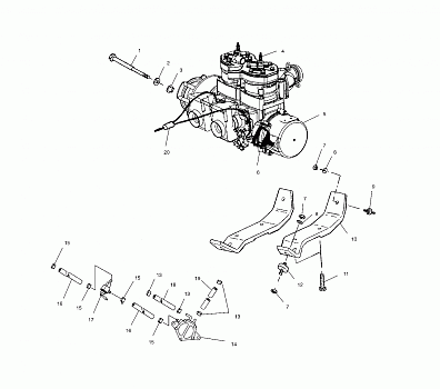 ENGINE MOUNTING - S02SR5AS (4969336933B014)