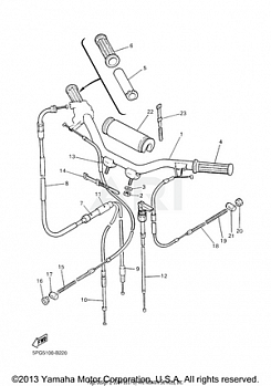 STEERING HANDLE CABLE